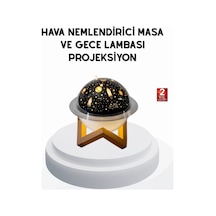 Hubrendy Tekno Usb Mini Hava Nemlendirici Ve Projeksiyon Lamba Taşınabilir, Sessiz, Dekoratif Arom
