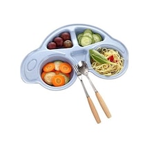 Buffer Bebekler İçin Araba Şeklinde Sevimli Mama Tabağı Çocuk Tabldot