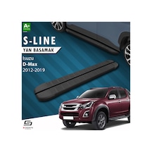 S-Dizayn Isuzu D-Max 2 S-Line Siyah Yan Basamak 203 Cm 2012-2019