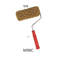 Fosenze M90c Renkli İmitasyon Deniz Spongusu Rulo Fırça - Perlaklı Sanatsal Boya, Ananas Desenli, Ekolojik Sponge, Kolay Kullanım Ve Temizlik