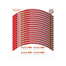 Redbull Tasarım Motosiklet Jant Şeridi Model 2 Diğer
