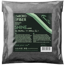 Smartbee Shıne Mikrofiber Kalın Oto Cam Bezi 50 70 300gsm Gri