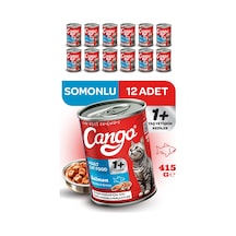 Cango Yetişkin Yaş Kedi Maması Somonlu 415gr 12li
