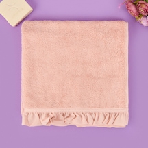 Soft Lotta Yüz Havlusu - Pembe - 50x70 Cm Renkli