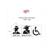 Wc Lavabo Sticker Seti