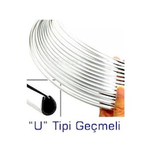 U Tipi 10 Metre Nikelaj Geçmeli Çıta