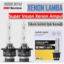 D2s HID Xenon Far Ampulü 12V/35W 8000K Buz Mavi 2 Adet