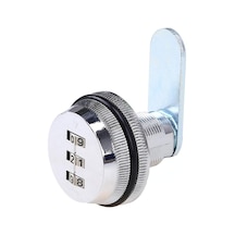 Kod Kilidi Kodlu Çekmece Dolap Kilidi Dijital Mekanik 3 Haneli Kombinasyon Kodu Çinko Alaşımı Dolap Dolap Çekmece Posta Kutusu