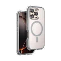 Onegif Apple Uyumlu iPhone 16 Pro Max Hulk Magsafe Kapak - Titan Gri Diğer
