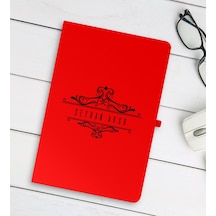 Kişiye Özel İsimli Kırmızı Defter - 8 Kırmızı
