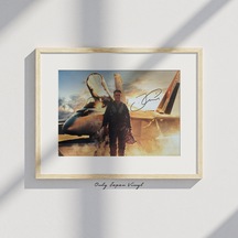 Tom Cruise Top Gun 20x30 Cm Boyutunda El İmzalı Fotoğraf Ömür Bo