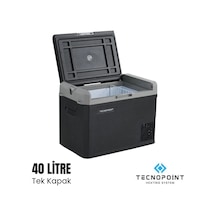 Tecnopoint Tc21-08 Tek Kapaklı Araç İçi Portatif Buzdolabı 40 Litre 12v-24v-1928