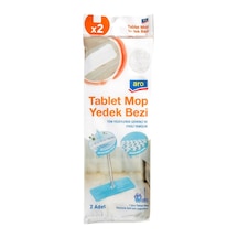 Aro Tablet Mop 2'li Yedek Mikrofiber Bez - Yüksek Emicilik 8'li Avantaj Paketi - 8 Adet Tarı