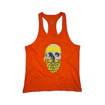 Bluu Arphax Fitness Gym Tank Top Sporcu Atleti Turuncu