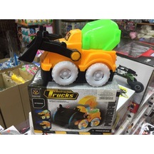 Işıklı Oyuncak Iş Makineleri Dayanıklı Malzemeli 20 CM