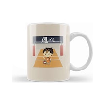 Chibi Yu X Nishinoya Haikyuu Anime Kupa Bardak Porselen Karışık