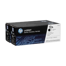 HP 12A Q2612AD İkili Paket Siyah Toner - 1010-1018-1020