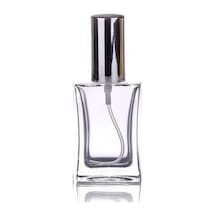 Paradise 50 Ml Cam Kolonya Parfüm Valfli Boş Şişe Gümüş Rnk