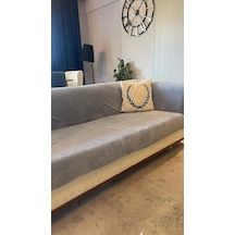 Mulberry Gri Wellsoft Koltuk Örtüsü 220x230 Gri Çok Renkli