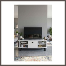 Bezos Vienna Tv Sehpası Suntalam Beyaz 136x44 Cm Nxrlvng