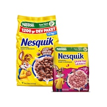 Nesquik Kakaolu Tahıl Gevreği 1200 Gr Ve Çilektop 310 Gr 2 Li Paket