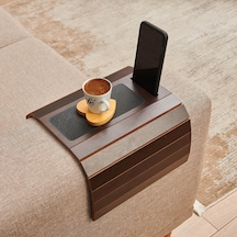 Mobitell Venge Telefon Tutuculu Deri Tabanlı Kolçak Sehpa 2 Adet