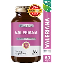 Nondo Valeriana 60 Kapsül ( Pasiflora Kedi Otu Sarı Kantaron )