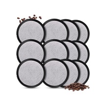 Metabagua Kahve Makineleri Için Uyumlu 12 Paket Kahve Makinesi Su Filtreleri, Yedek Kömür Su Filtreleri Wc9r9q Çok Renkli