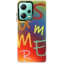 Xiaomi Redmi Note 12 Kılıf Estoril Desenli Seri Silikon Kapak