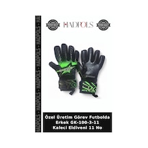 Özel Üretim Görev Futbolda Erkek Gk-100-3-11 Kaleci Eldiveni 11 No Çok Renkli