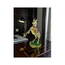 Şahlanan At Biblo Gold Taş Detaylı Dekoratif Obje 15 10 CM