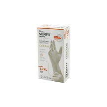 Reflex Slimfit Glove Kod-028 L-xl Krem Pudrasız Muayene Eldiven 100lü 2
