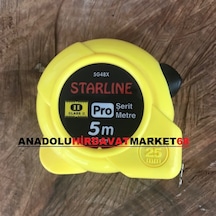 Starline Çelik Şerit Metre 5 Metre 25 MM Profesyonel Metre N11.225