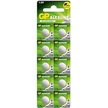 Gp A76 Lr44 Alkalin Ag-13 Pil A76f-2c10 10'lu Paket