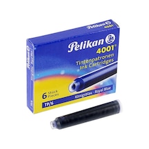 Pelikan 4001 Kısa Dolma Kalem Kartuşu Mavi