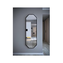 Tr Siyah 6 Gen Dekoratif Boy Duvar Aynası,siyah 40x120 Diğer