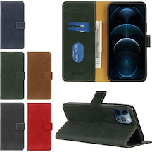 Iphone 12 / 12 Pro Kilif Kroko Desen Kapakli Cüzdanli 514448567
