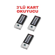 Sr-211 Mf Biyometrik Mifare Kart Okuyucu Parmak İzi Şifreli Geçiş Kontrol Sistemi 10000 Kullanıcı 3 Adet