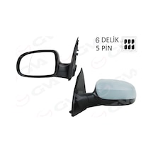 Gva Dış Dikiz Aynası Sol Corsa C 01 Elektrikli Isıtmalı Astarlı Asferik 5 Fiş Vm-200ehpal Gva 1090216 1428304 1428856 1426527