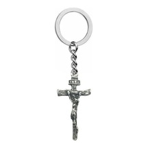 İsa Heykeli Figürlü Haç Metal Anahtarlık Unisex Dini & Antik Aksesuar 43039864
