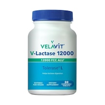 Velavit V-lactase 12000 Mg 30 Tablet Velavit V-lactase 12000 Mg 30 Tablet