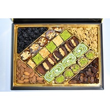 Tadım Dünyası Lüx Karışık Hediyelik Kuruyemiş & Lokum 900 Gr 101
