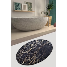 Goldes Oval Djt 60X90 Cm Banyo Banyo Paspası
