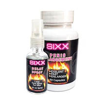 Sıxx Erkekıere Özel Delay30 Mlsprey + Özel Xxxlşekillendirme 60 Lı Caps En Boy Ebat