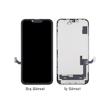 Teknonet Apple Uyumlu iPhone 14 Oled Lcd+dokunmatik+çıtalı - Siyah