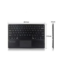 Microcase Apple Uyumlu iPad  Pro 11 Bluetooth Touchpad Klavye 25 CM + Bluetooth Mouse+ Tablet Standı - AL2759
