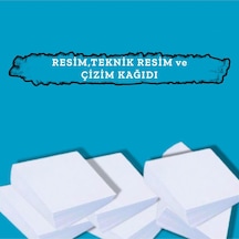 35x50 Cm Çizim Kağıdı 1. Hamur 150 Gr. 50 Adet 1,31 Kg