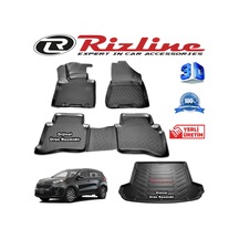 Kia Sportage Rizline 3d Paspas + Rizline 3d Bagaj Havuzu 2016-2020 İle Uyumlu Arası Siyah Set Genel