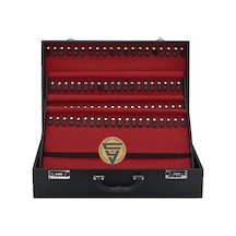 Kuyumcu Tespih Takı Taşıma Ve Saklama Çantası 100'lü Siyah