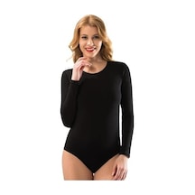 Kota Bayan Uzun Kollu Bisiklet Yaka Çıtçıtlı Body 6183